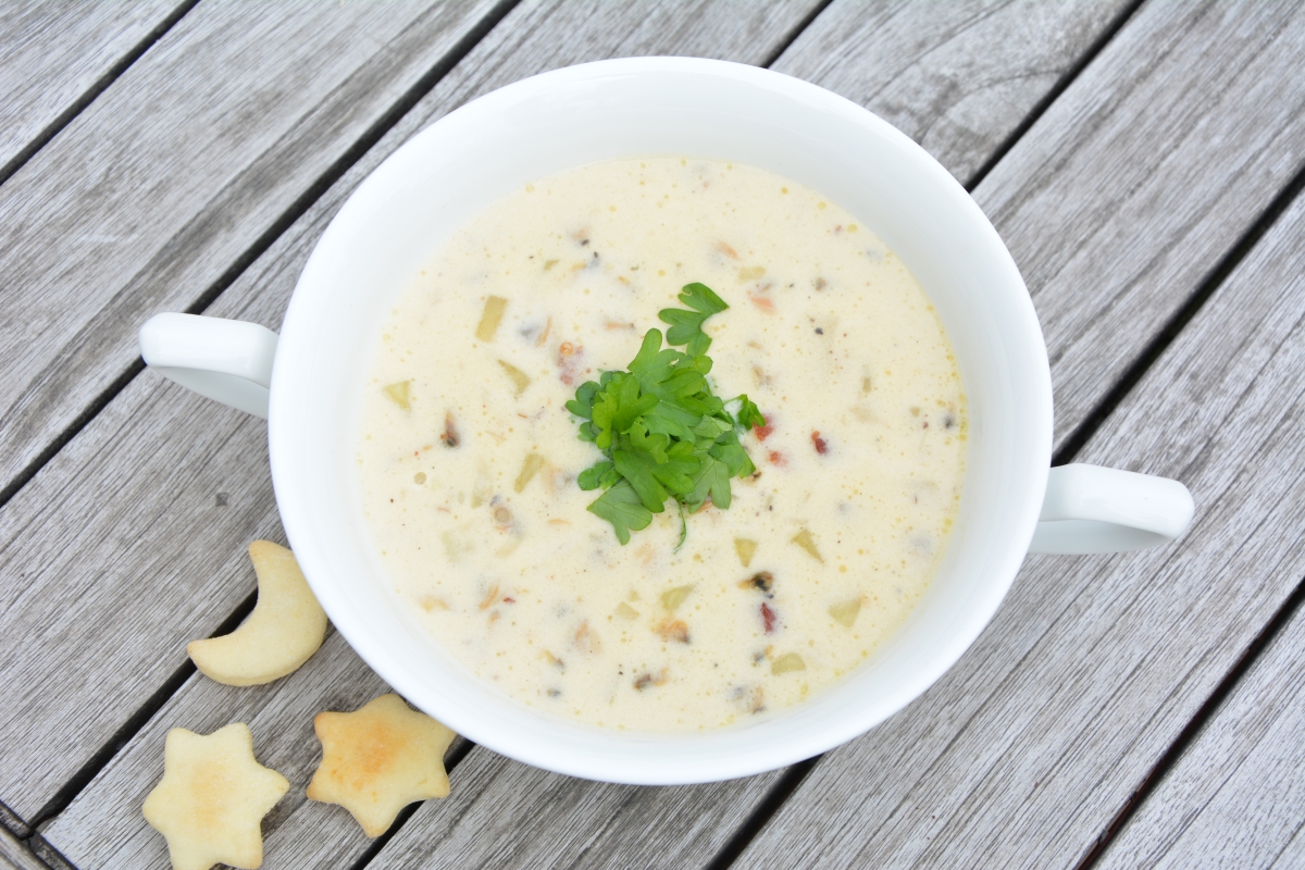 Clam Chowder mit Oyster Cracker 1 – Literarisch-kulinarisch