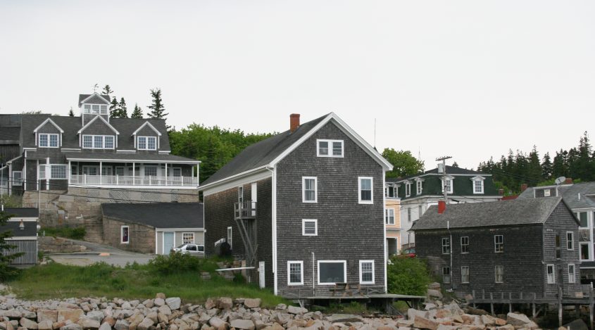 Häuser auf Deer Isle